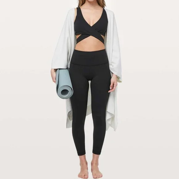 Lululemon Wunder Under High-Rise 7/8 Tight *Full-On Luon 25" Black size 4 - Picture 3 of 8